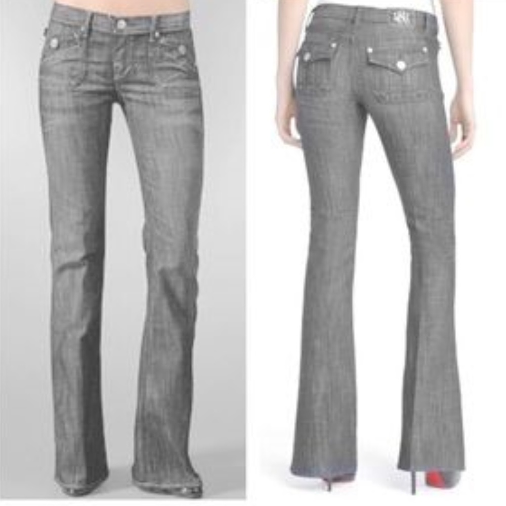 Rock & Republic Scorpion Utility Flare Jeans Sz 4R